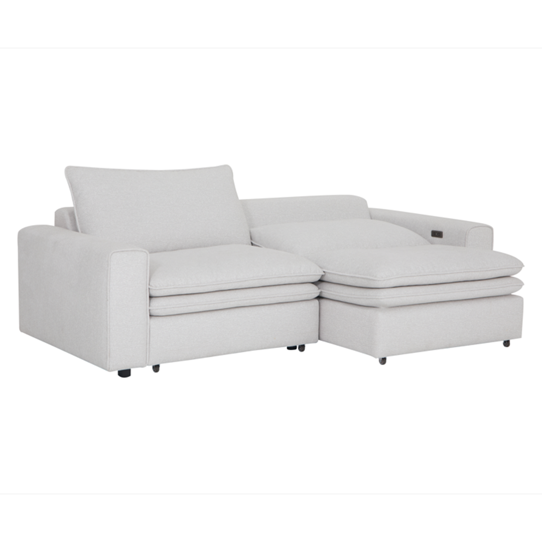 Fabric Sofa Bed Electric Recliner - Florence Cloud