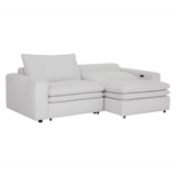 Fabric Sofa Bed Electric Recliner - Florence Cloud
