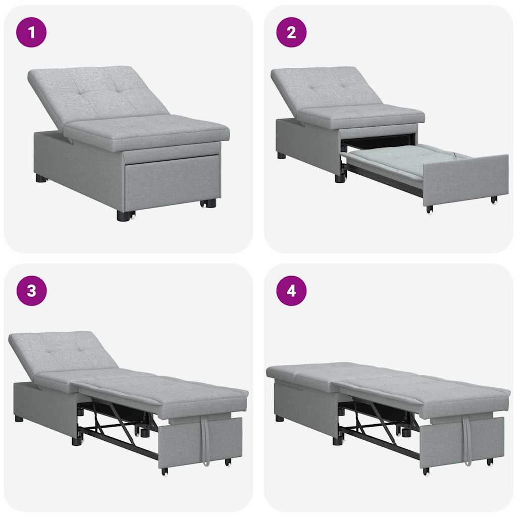 Fabric Sofa Bed Pull Out 3 In 1 - Vantage Home