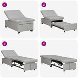 Fabric Sofa Bed Pull Out 3 In 1 - Vantage Home