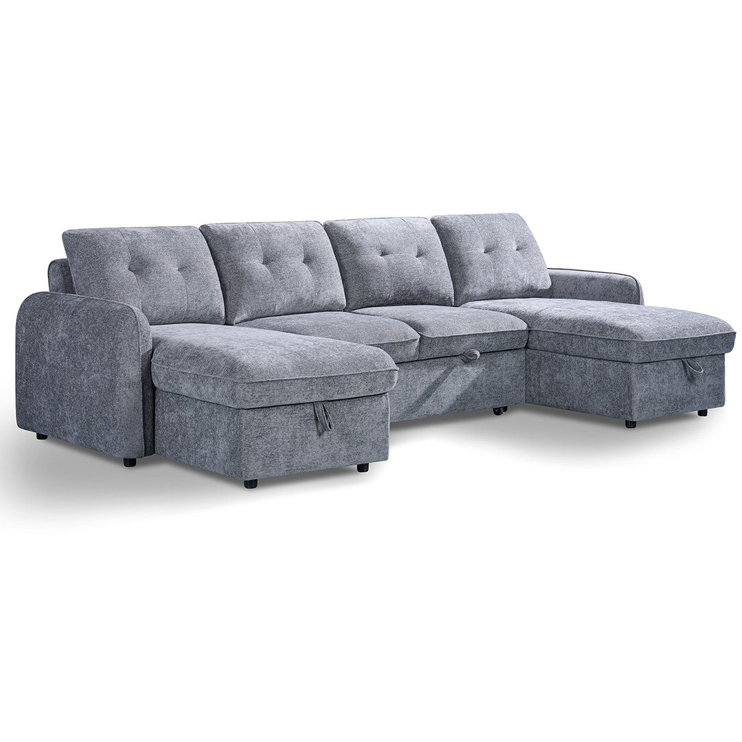 Fabric Sofa Bed U Shape Corner - Moscow