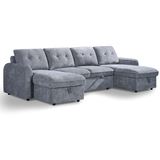 Fabric Sofa Bed U Shape Corner - Moscow