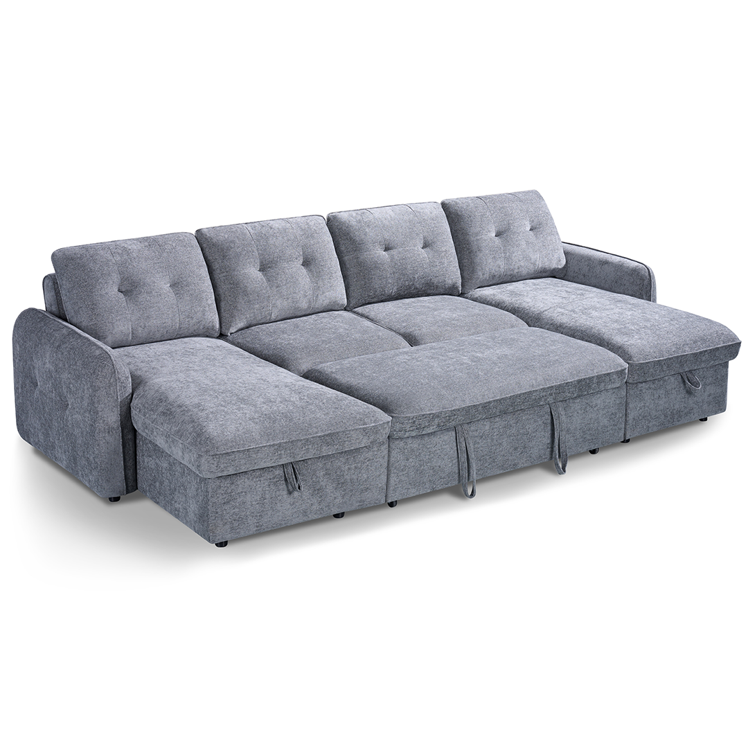 Fabric Sofa Bed U Shape Corner - Moscow