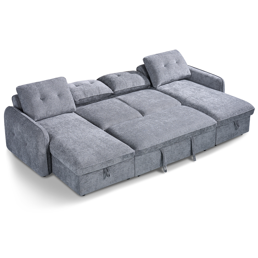 Fabric Sofa Bed U Shape Corner - Moscow