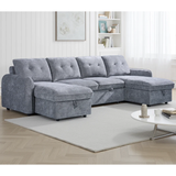 Fabric Sofa Bed U Shape Corner - Moscow