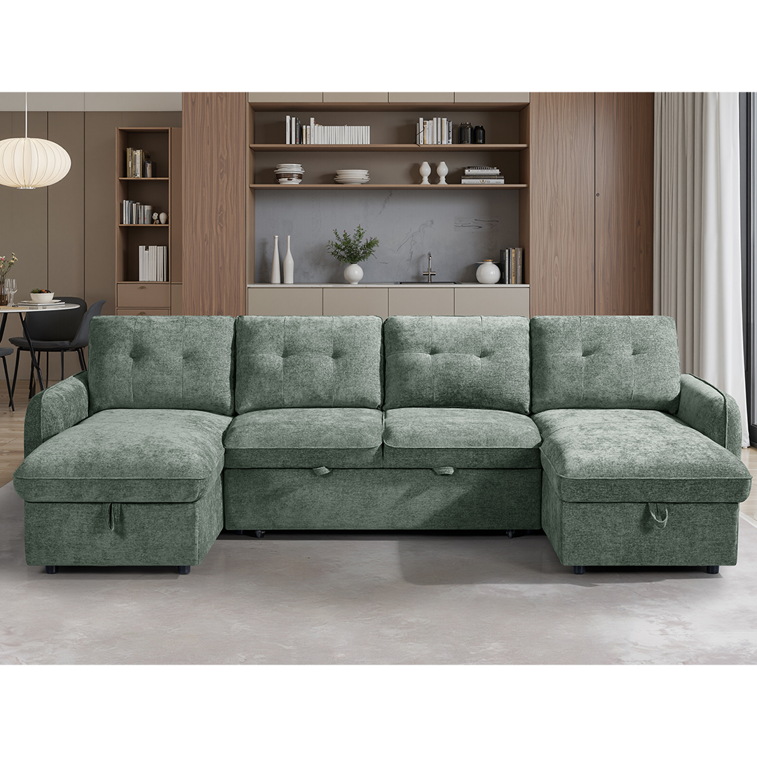 Fabric Sofa Bed U Shape Corner - Moscow