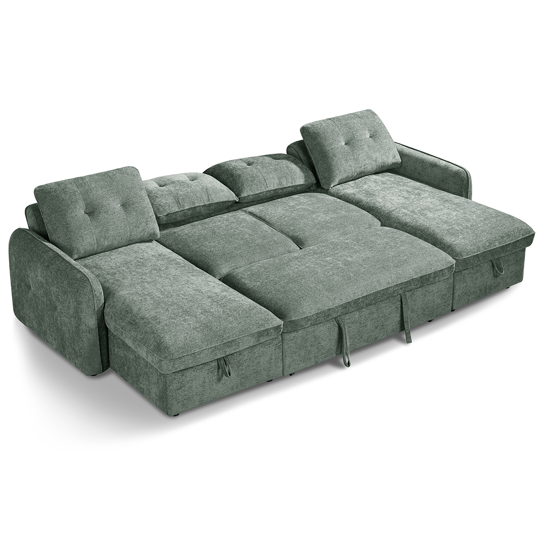 Fabric Sofa Bed U Shape Corner - Moscow