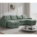 Fabric Sofa Bed U Shape Corner - Moscow