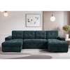 Fabric Sofa Bed U Shape Corner - Palermo