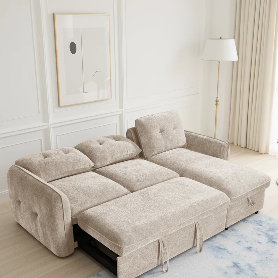 Fabric Sofa Bed Universal Corner - Moscow