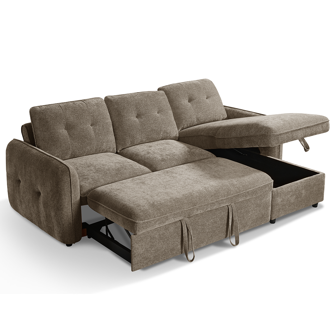 Fabric Sofa Bed Universal Corner - Moscow