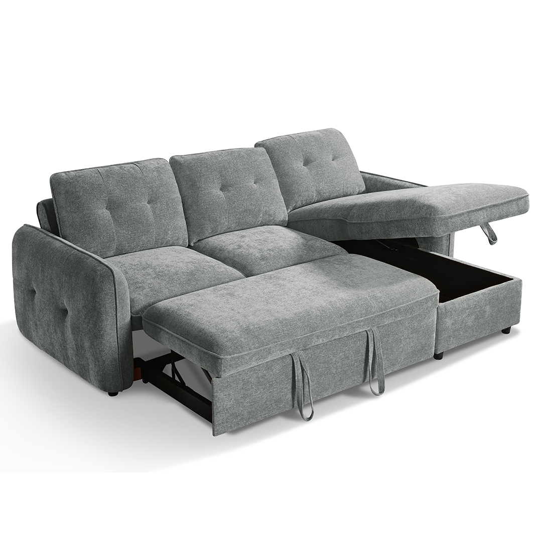 Fabric Sofa Bed Universal Corner - Moscow
