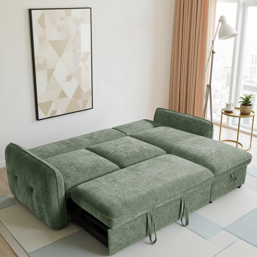 Fabric Sofa Bed Universal Corner - Moscow