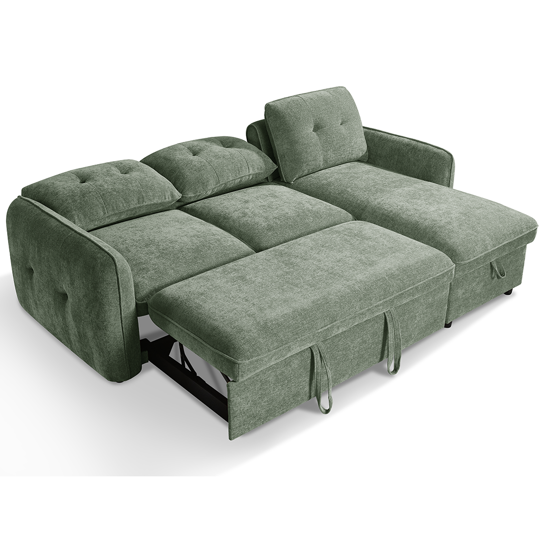 Fabric Sofa Bed Universal Corner - Moscow