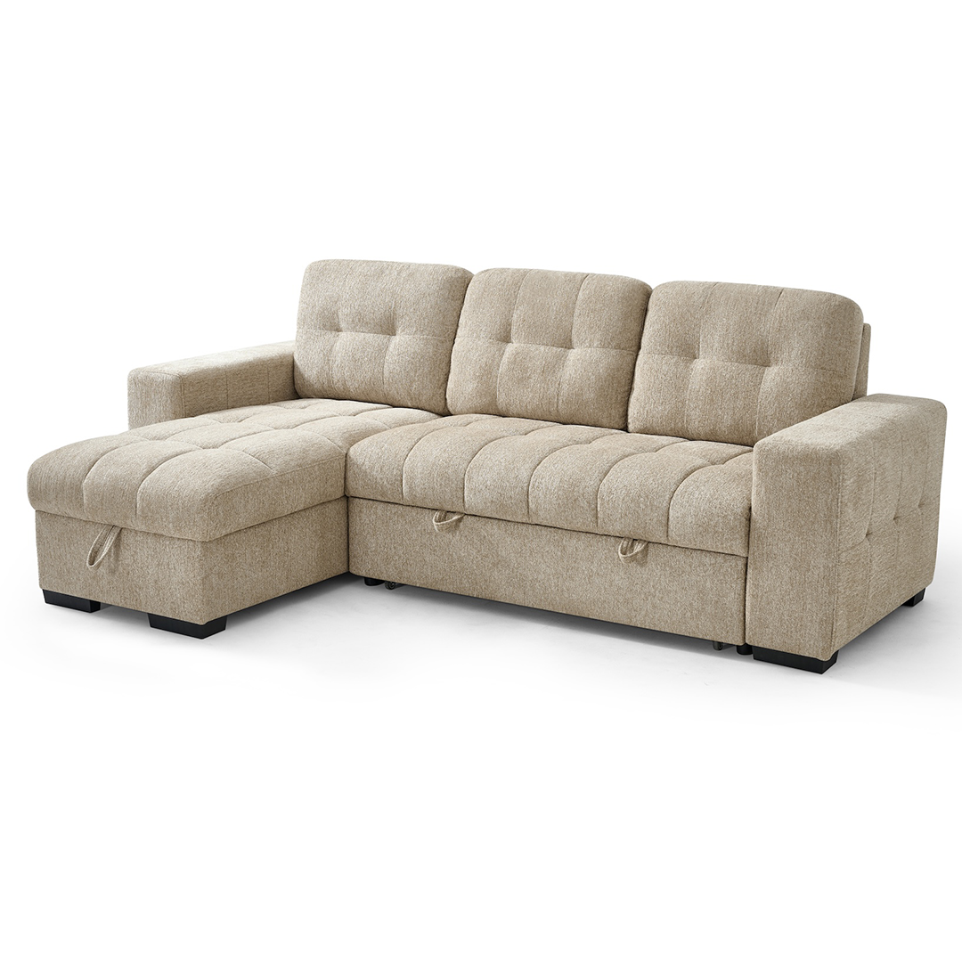 Fabric Sofa Bed Universal Corner - Palermo