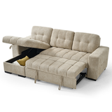 Fabric Sofa Bed Universal Corner - Palermo