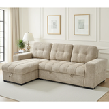 Fabric Sofa Bed Universal Corner - Palermo