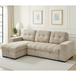 Fabric Sofa Bed Universal Corner - Palermo