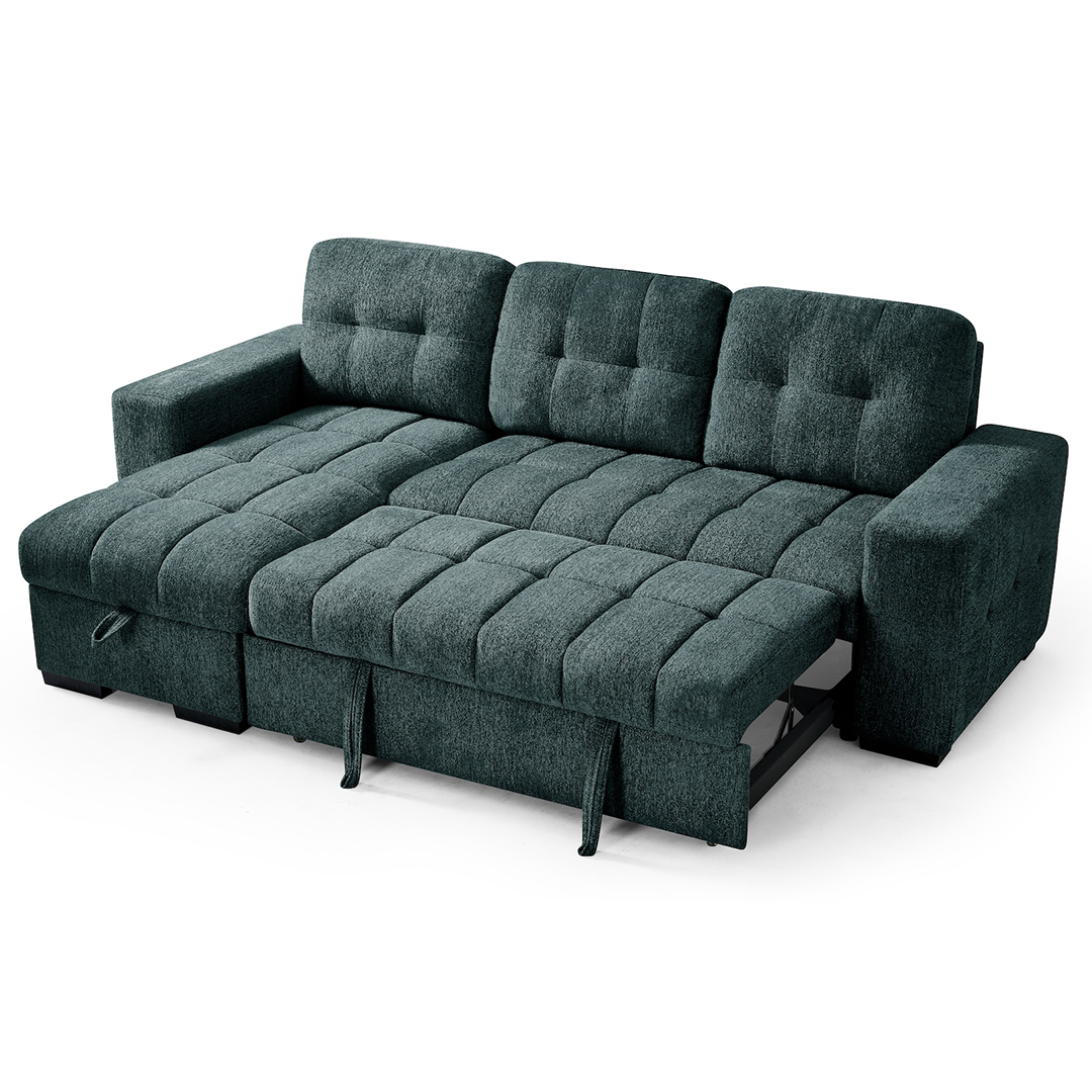 Fabric Sofa Bed Universal Corner - Palermo