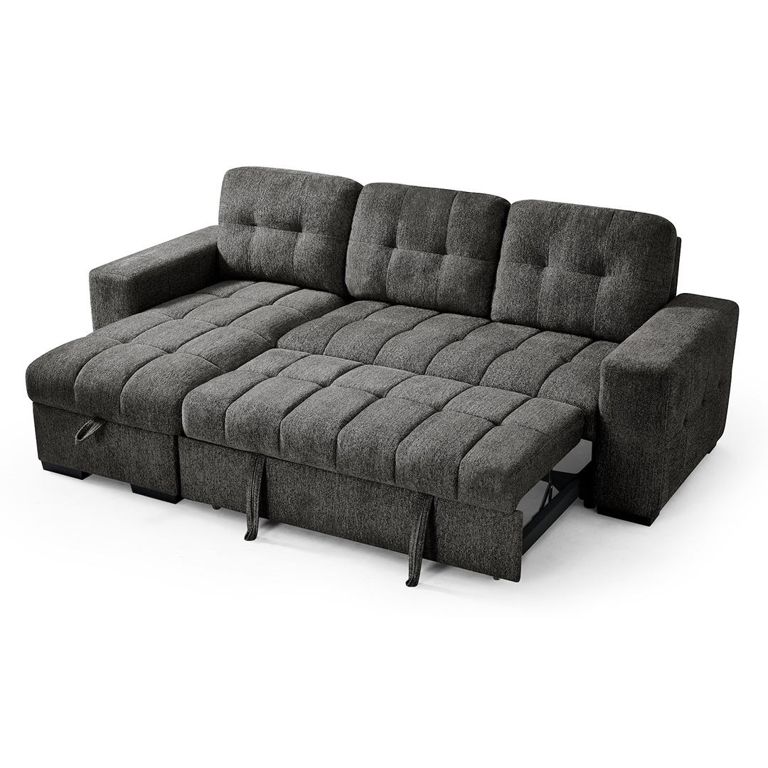 Fabric Sofa Bed Universal Corner - Palermo