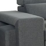 Fabric Sofa Bed Universal Corner - Artemis