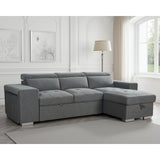 Fabric Sofa Bed Universal Corner - Artemis