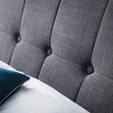 Fabric Super King Size Bed - Sorrento