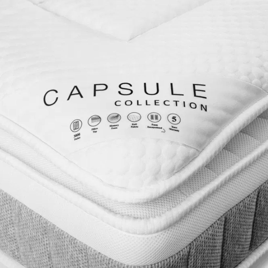 Fabric Super King Size Mattress Pillow Top - Capsule