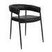 Faux Lather Dining Chairs in Set Of 2 - Queens