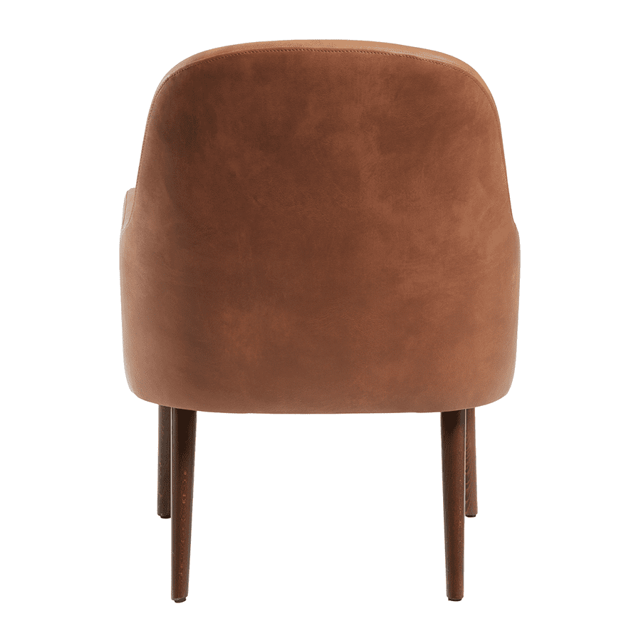 Faux Leather 1 Seater Sofa - Aztec