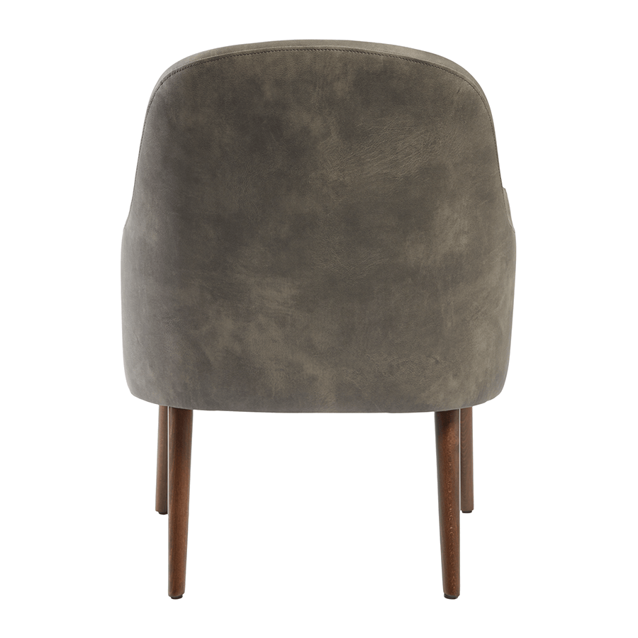 Faux Leather 1 Seater Sofa - Aztec