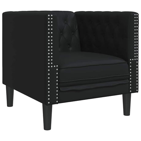 Faux Leather 1 Seater Sofa Chesterfield 71cm Wide - Vantage Home