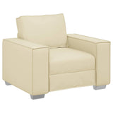 Faux Leather 1 Seater Sofa - Vantage Home