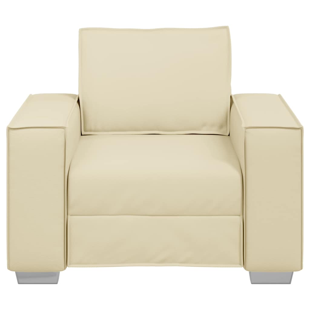 Faux Leather 1 Seater Sofa - Vantage Home