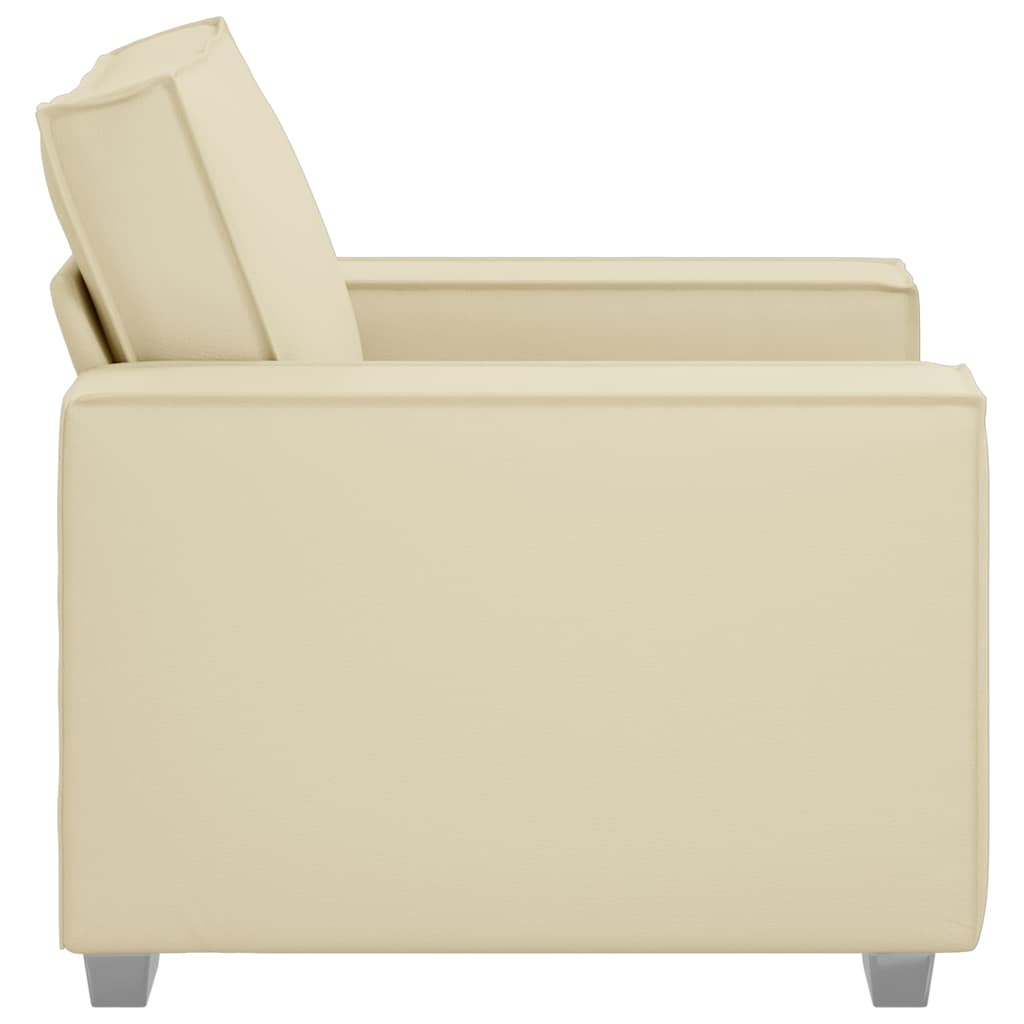 Faux Leather 1 Seater Sofa - Vantage Home