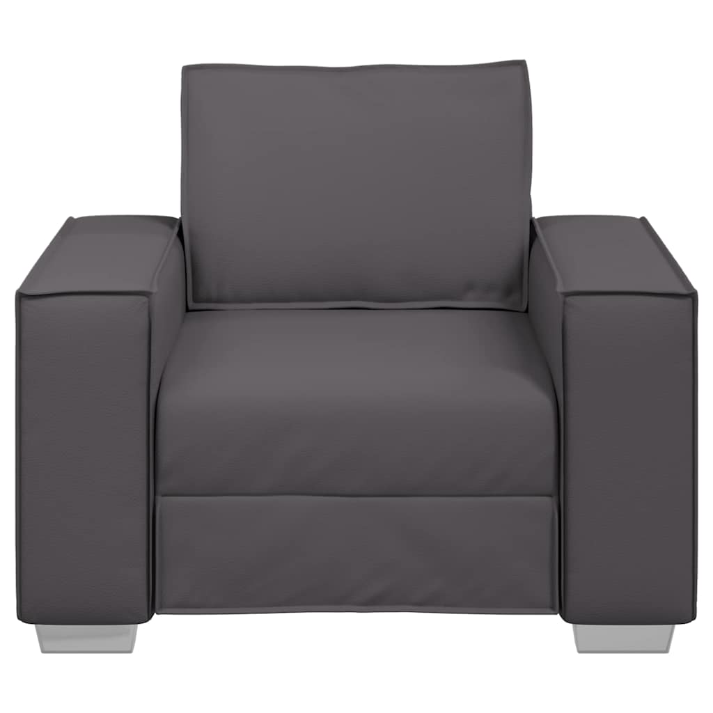 Faux Leather 1 Seater Sofa - Vantage Home