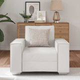 Faux Leather 1 Seater Sofa - Vantage Home