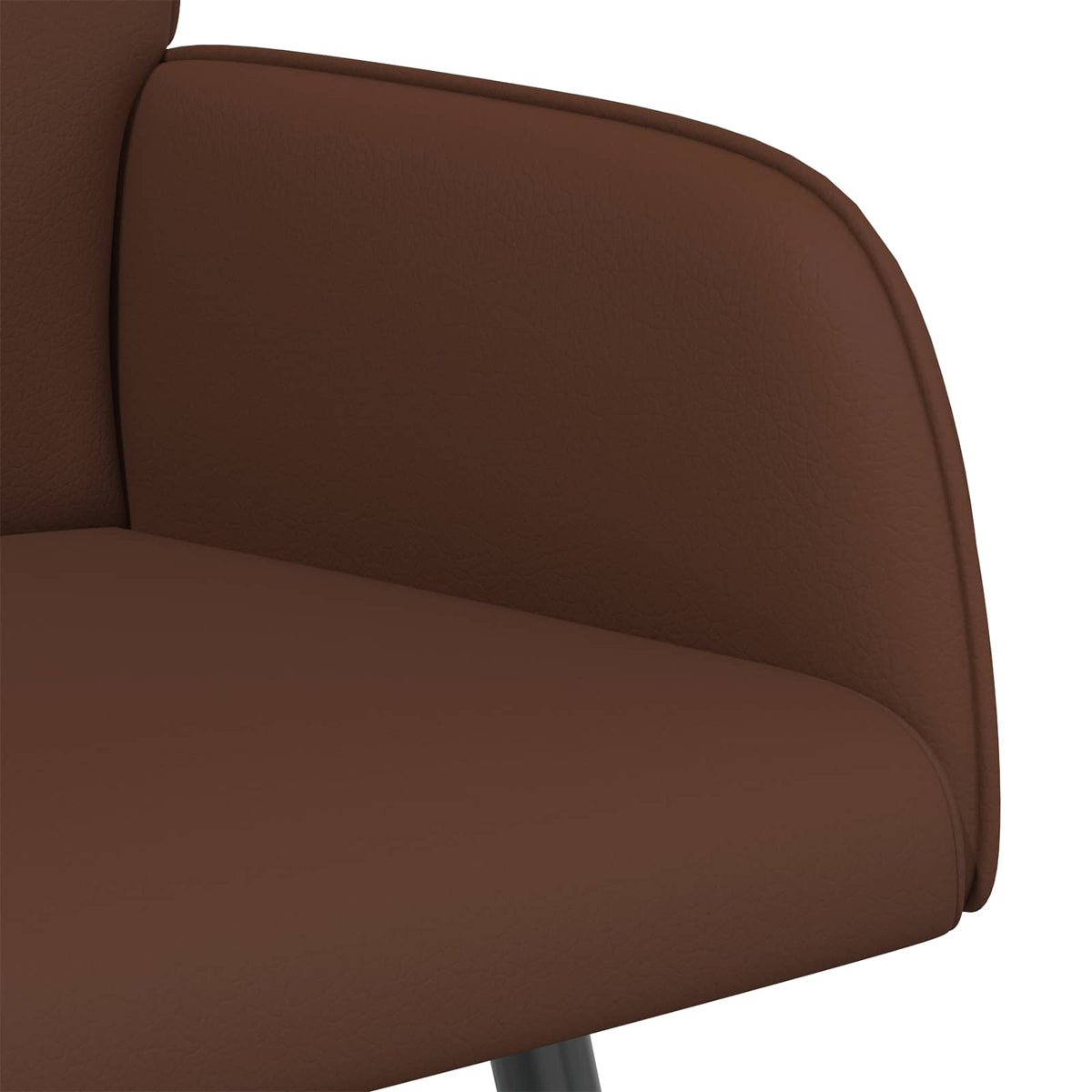 Faux Leather 2 Seater Sofa 115cm Wide With Metal Legs - Vantage Home