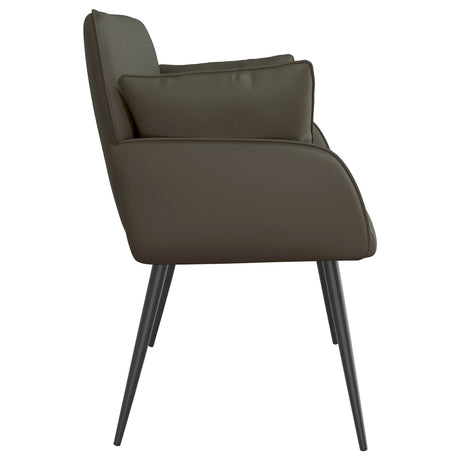Faux Leather 2 Seater Sofa 115cm Wide With Metal Legs - Vantage Home