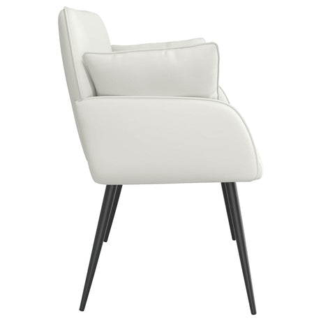 Faux Leather 2 Seater Sofa 115cm Wide With Metal Legs - Vantage Home