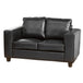 Faux Leather 2 Seater Sofa 133cm Wide - Kensington Home