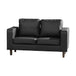 Faux Leather 2 Seater Sofa 139cm Wide - Kensington Home