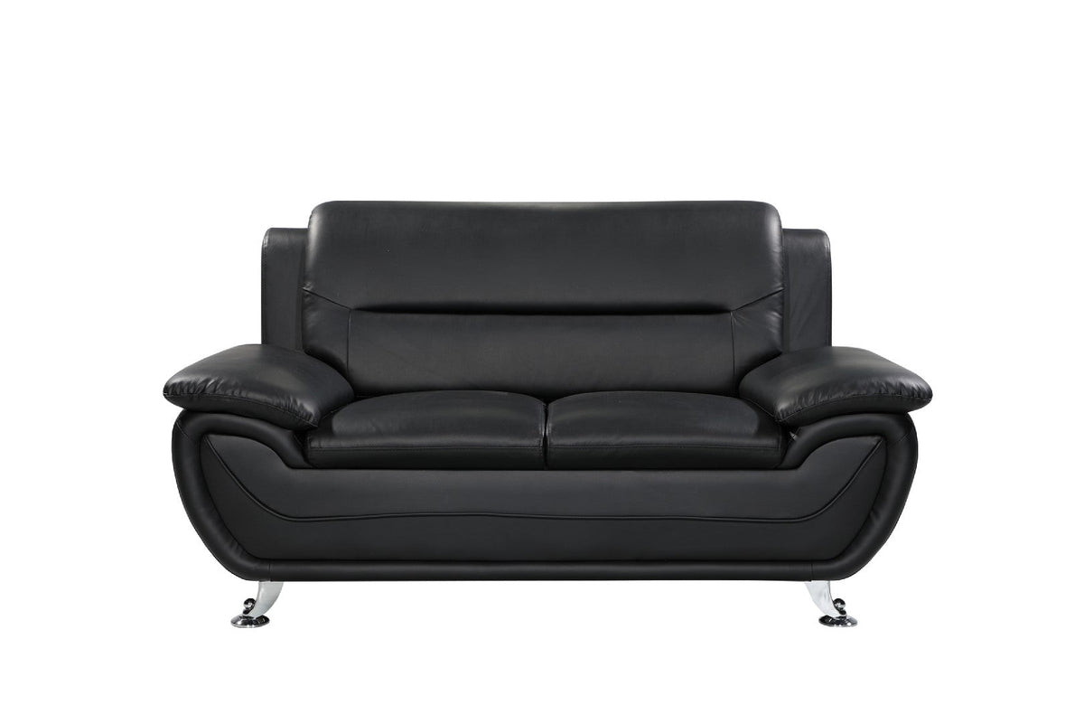 Faux Leather 2 Seater Sofa 152cm Wide - Kensington Home