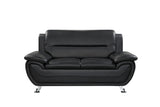 Faux Leather 2 Seater Sofa 152cm Wide - Kensington Home