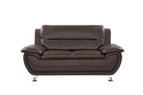 Faux Leather 2 Seater Sofa 152cm Wide - Kensington Home