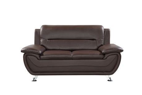 Faux Leather 2 Seater Sofa 152cm Wide - Kensington Home