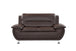 Faux Leather 2 Seater Sofa 152cm Wide - Kensington Home
