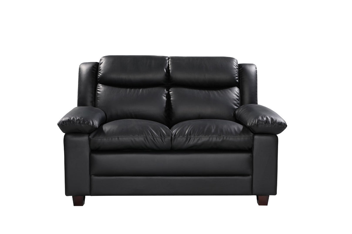 Faux Leather 2 Seater Sofa 156cm Wide - Kensington Home