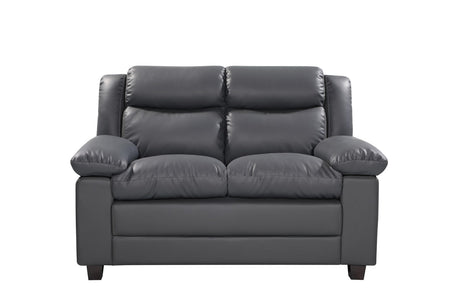 Faux Leather 2 Seater Sofa 156cm Wide - Kensington Home
