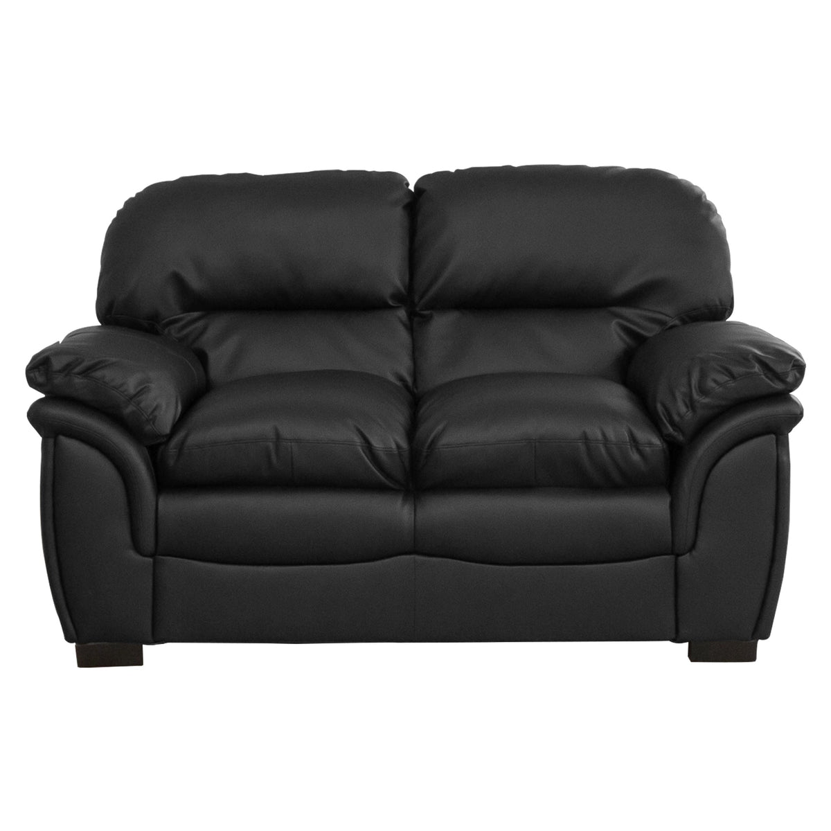 Faux Leather 2 Seater Sofa 165cm Wide - Kensington Home